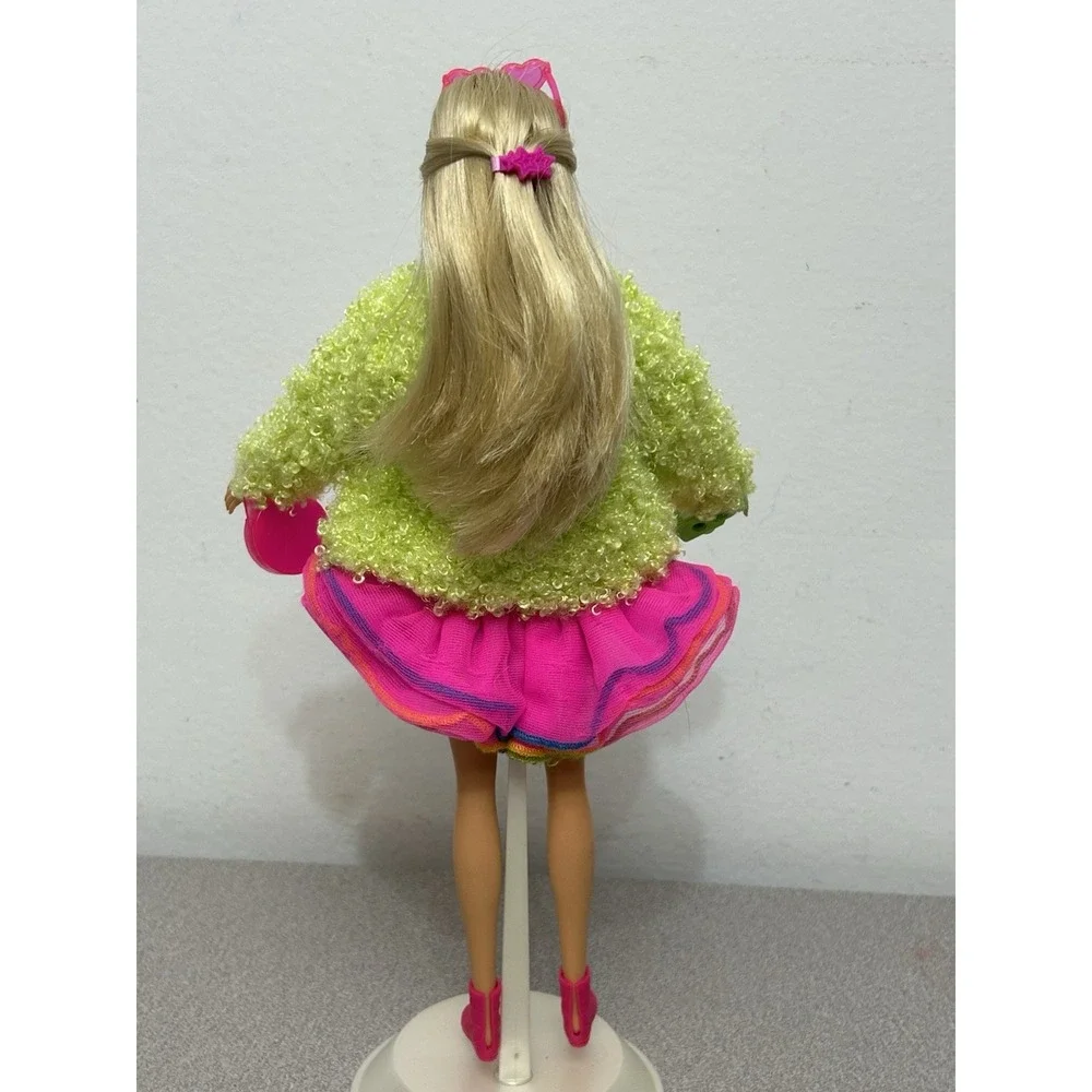 Barbie Outfit, Lime Green Jacket With Colorful Tutu Skirt, Top And More, NO DOLL